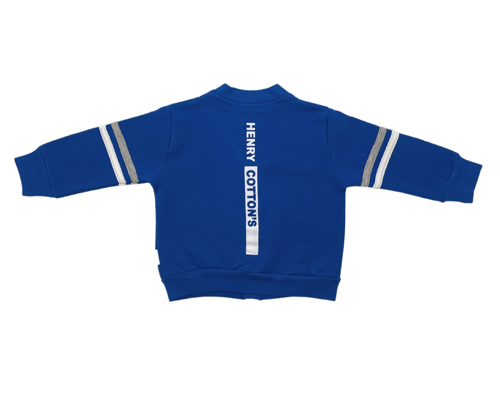 HENRY COTTONS - Blaue Strickjacke mit ultraweichem Futter - 9 Monate