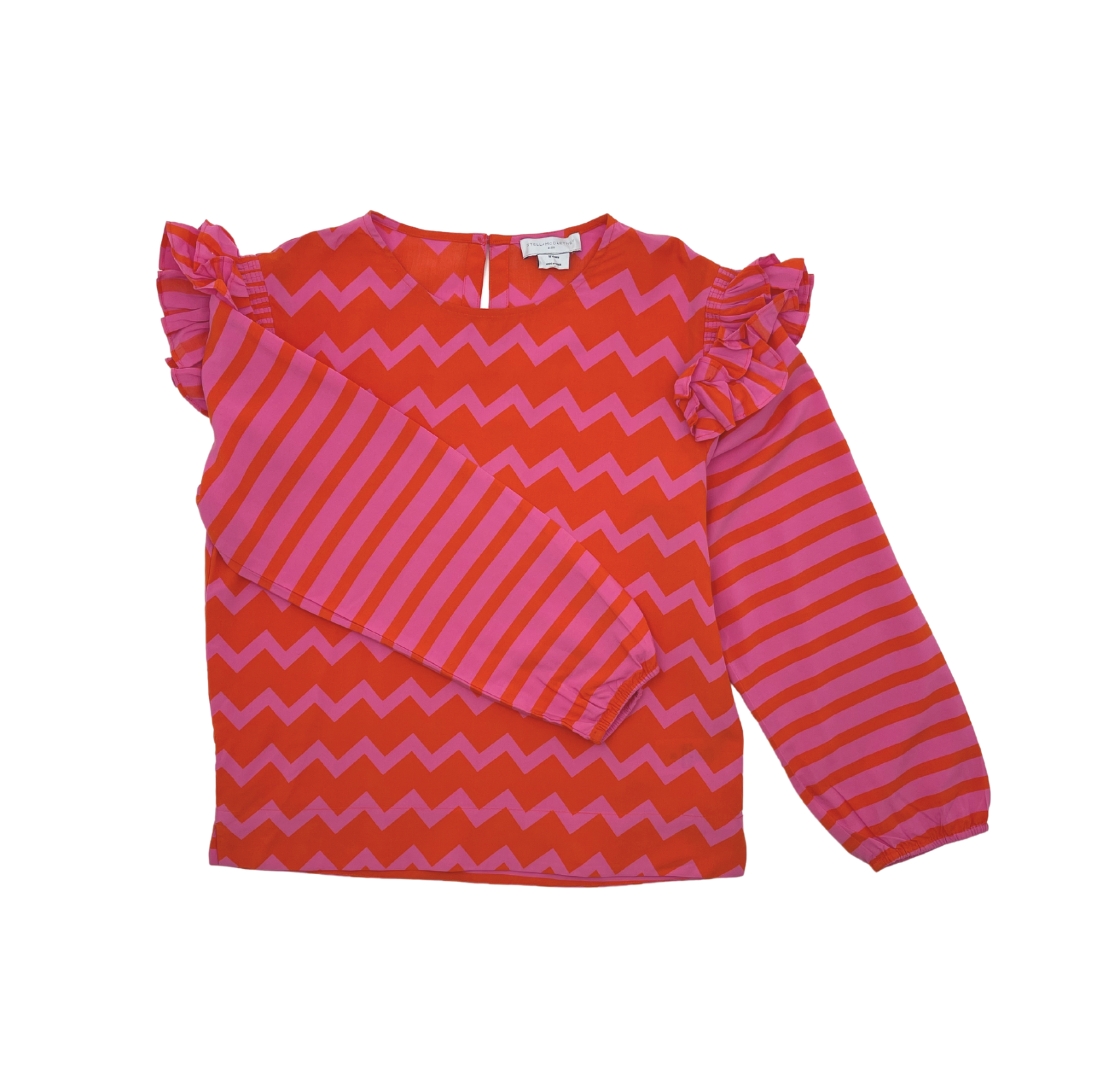 STELLA MCCARTNEY - Blouse rouge & rose - 10 ans
