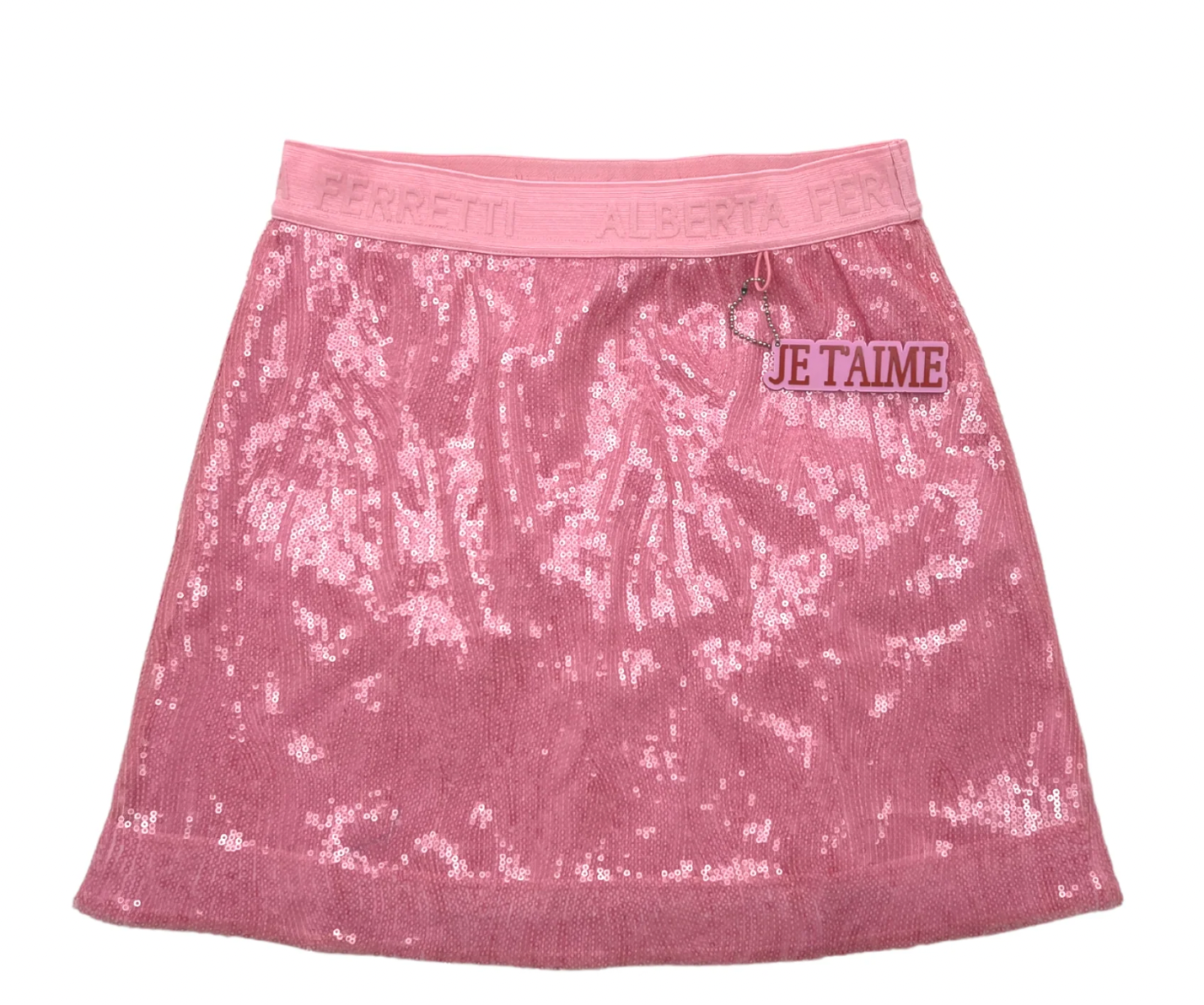 ALBERTA FERRETTI - Pink sequined skirt - 12 years old