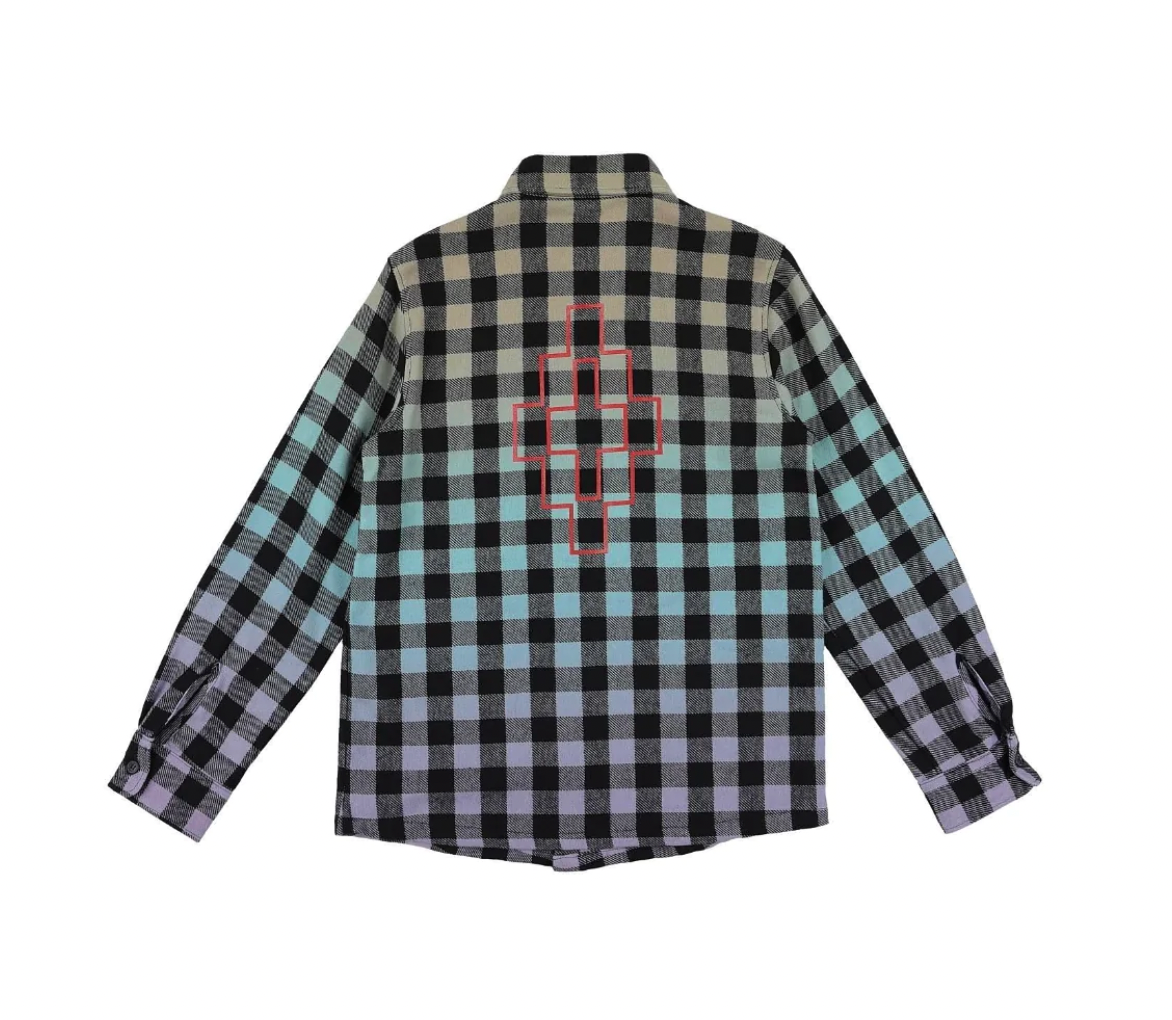 MARCELO BURLON - Tie & dye check set - 10 years old