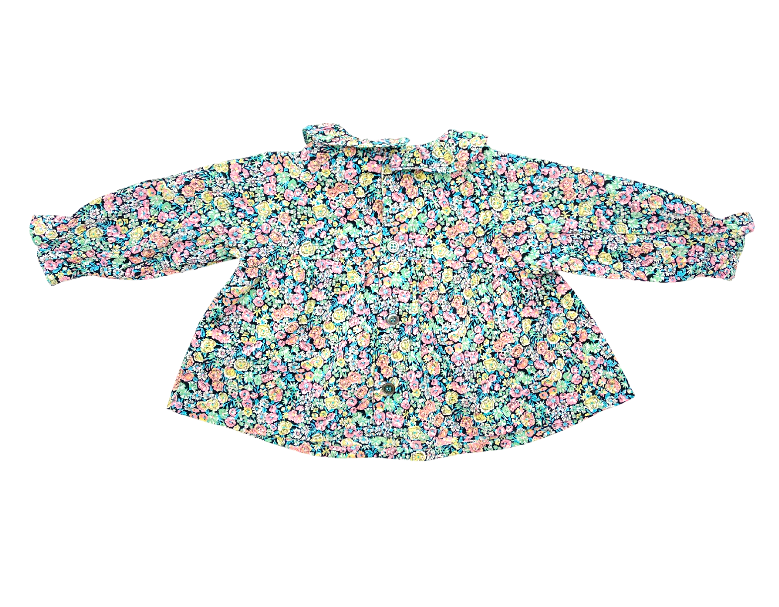 BONTON - Liberty Blumenbluse - 3 Monate