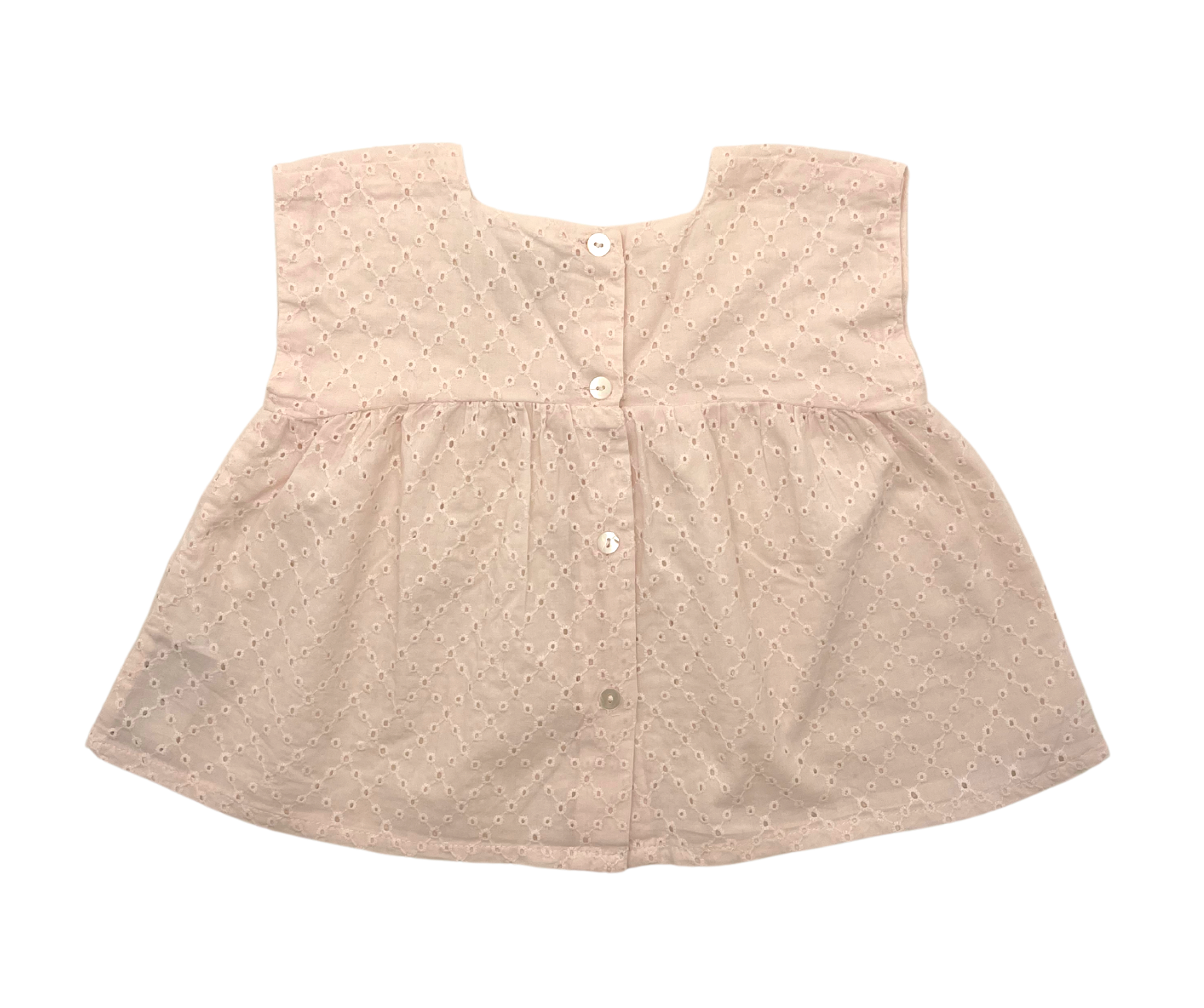 BONTON – Blassrosa Bluse und Pumphose im Set – 1 Jahr alt