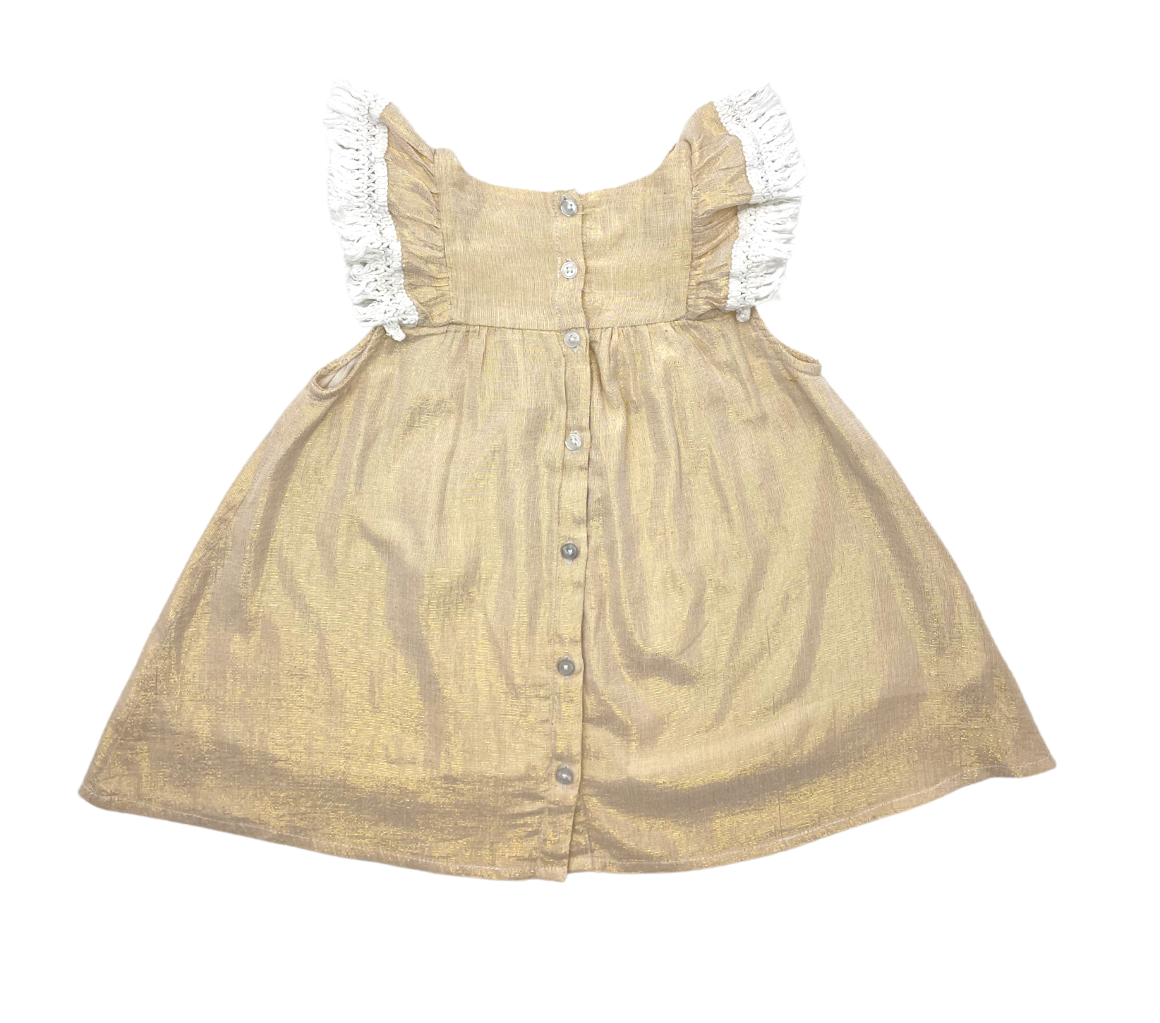 LOUISE MISHA - Goldenes Kleid - 2 Jahre alt