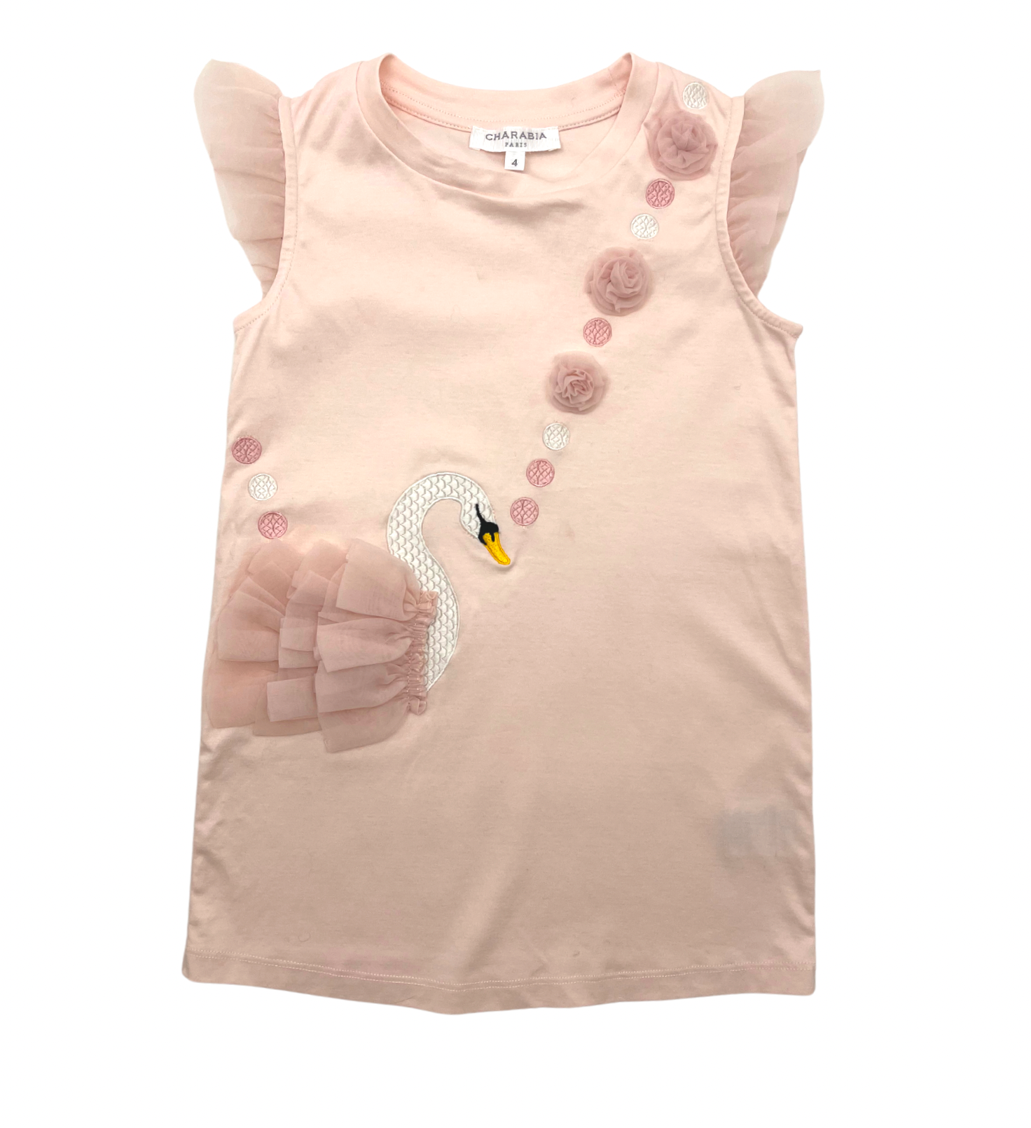 CHARABIA - signiertes rosa Kleid - 4 Jahre alt