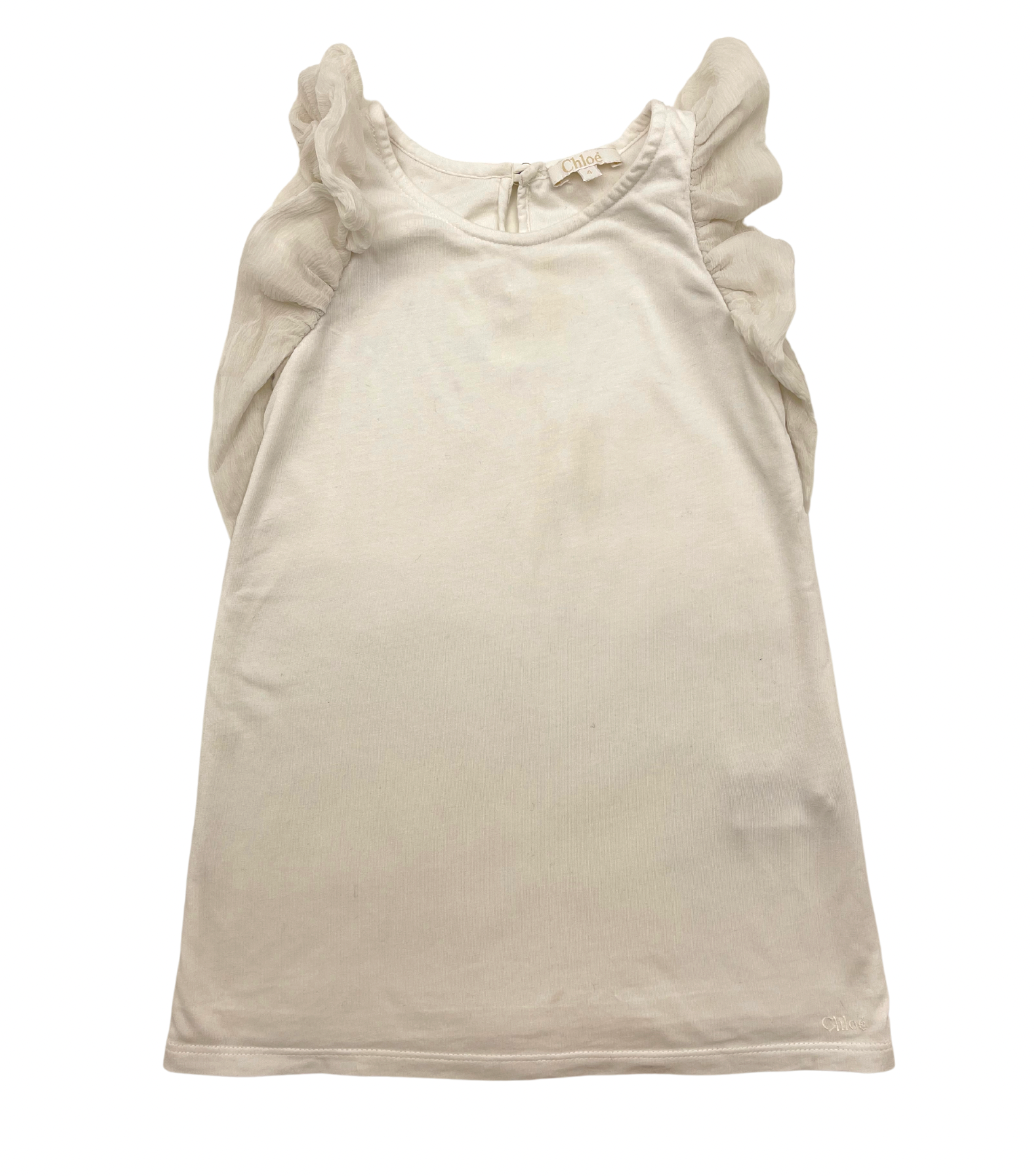 CHLOÉ - Robe blanche - 4 ans