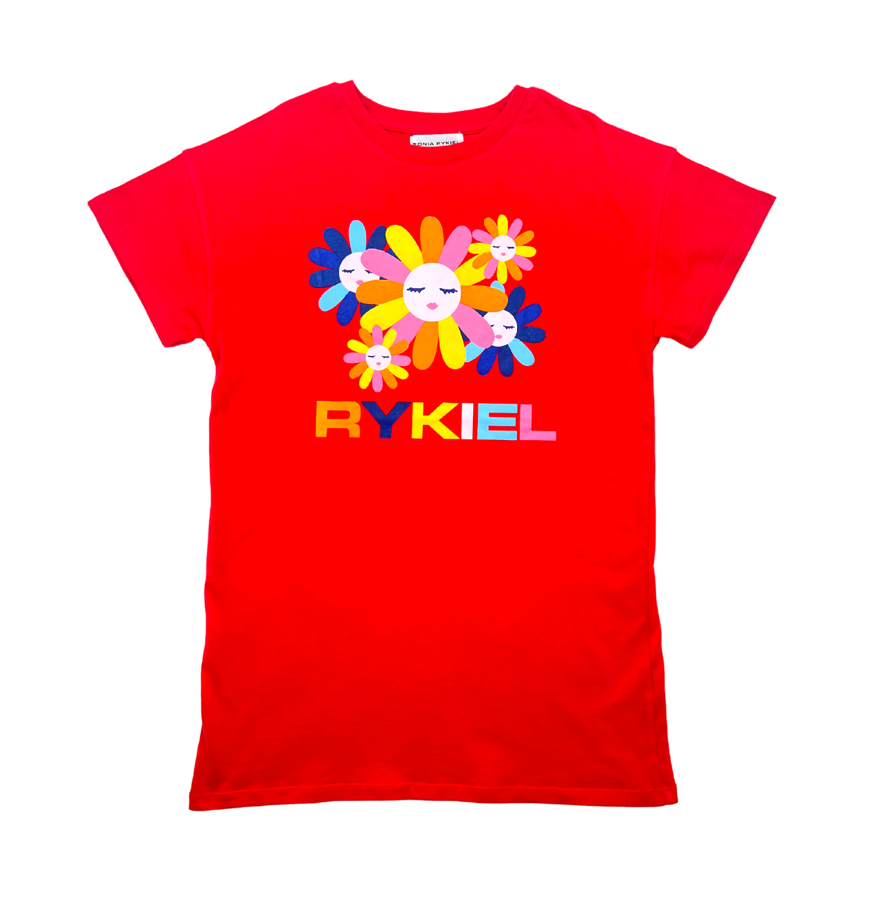 SONIA RYKIEL - Robe t-shirt à fleurs - 8 ans