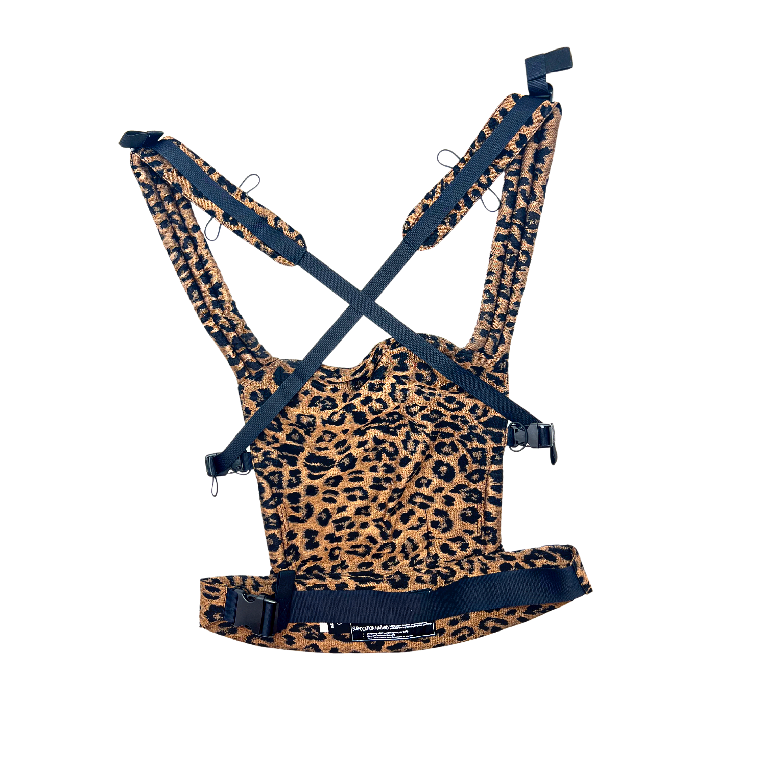 ARTIPIPOPPPE - Cotton & silk leopard baby carrier