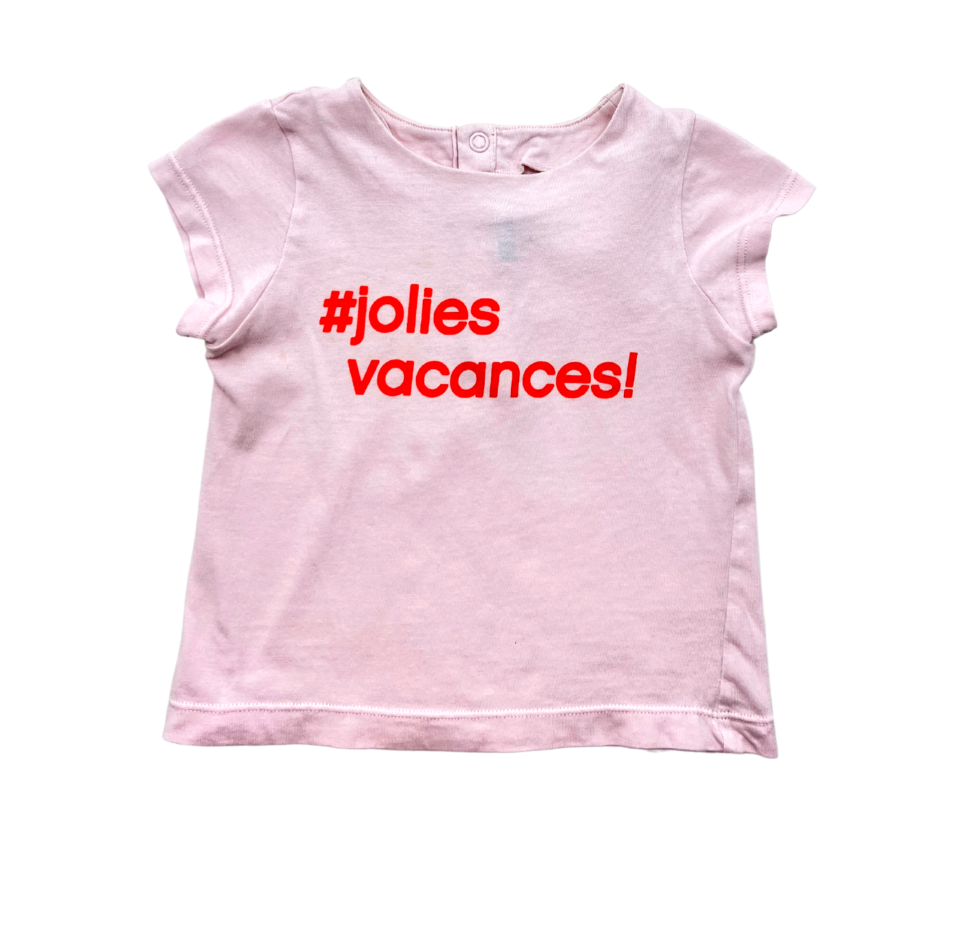 JACADI - T-shirt "jolies vacances!" - 2 ans