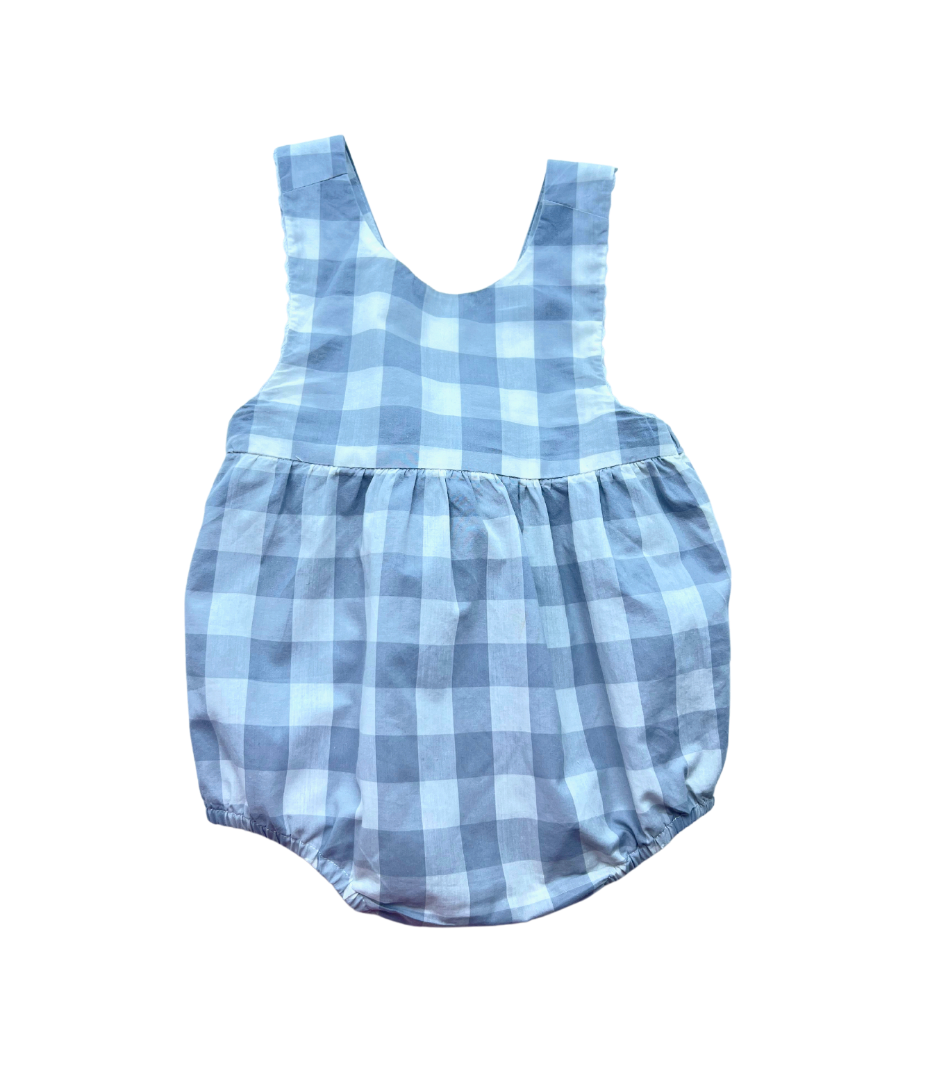 JACADI - Salopette courte à carreaux - 1 an