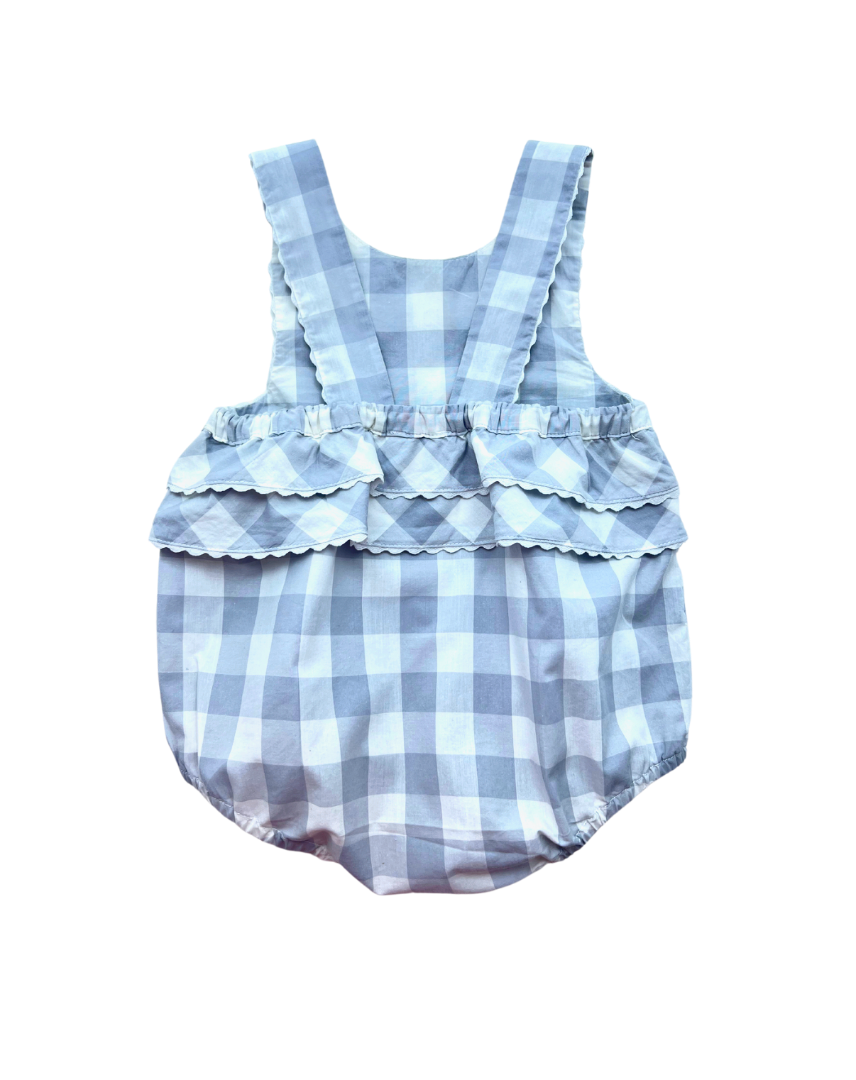 JACADI - Salopette courte à carreaux - 1 an