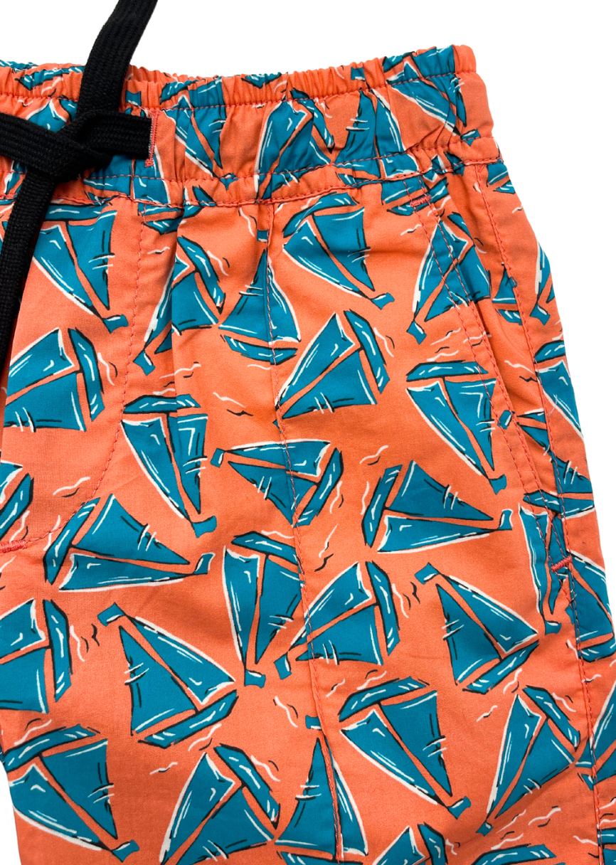 DOLCE & GABBANA - Swimsuit with sailboat motifs - 3 years old