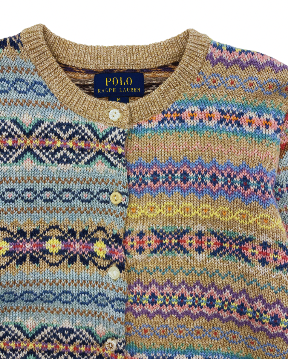 RALPH LAUREN - Patterned cardigan - 8/10 years