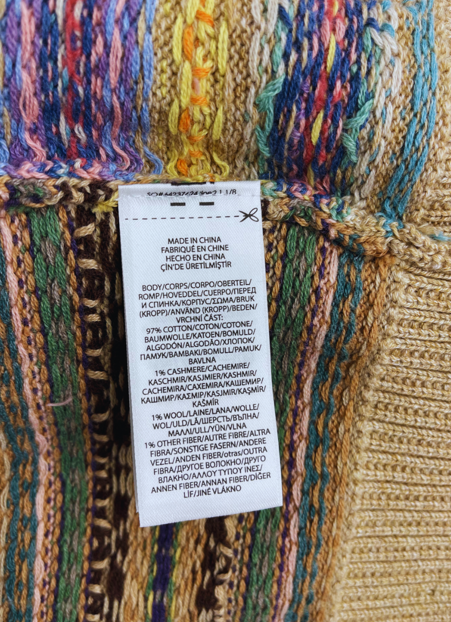 RALPH LAUREN - Patterned cardigan - 8/10 years