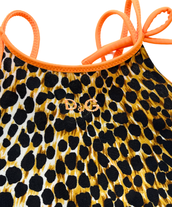 DOLCE & GABBANA - Maillot de bain 1 pièce léopard - 9/12 mois