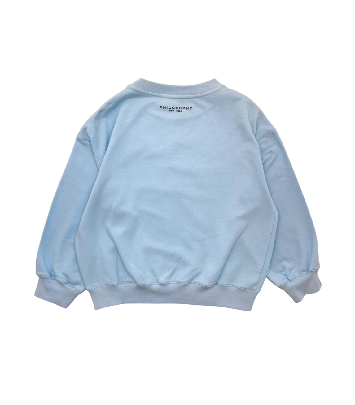 PHILOSOPHY DI LORENZO SERAFINI - Ultraweiches blaues Sweatshirt - 6 Jahre