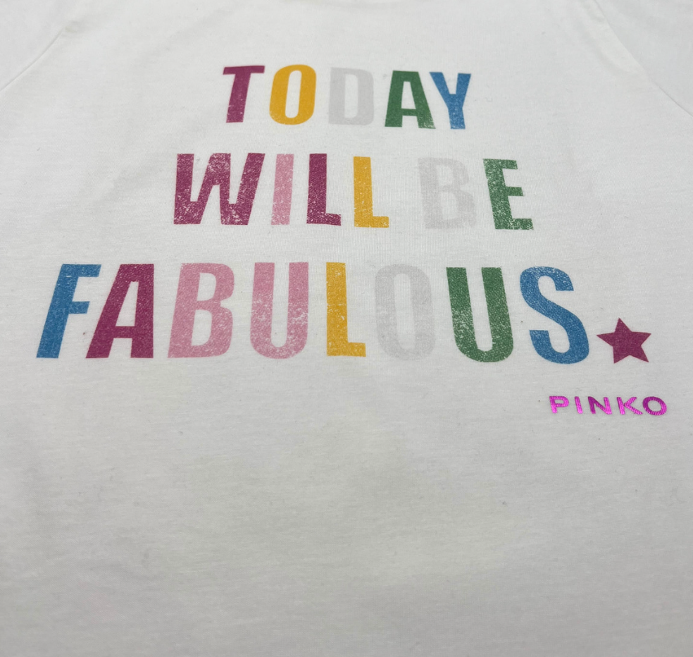 PINKO - Heute wird ein fabelhaftes T-Shirt - 12 Jahre alt