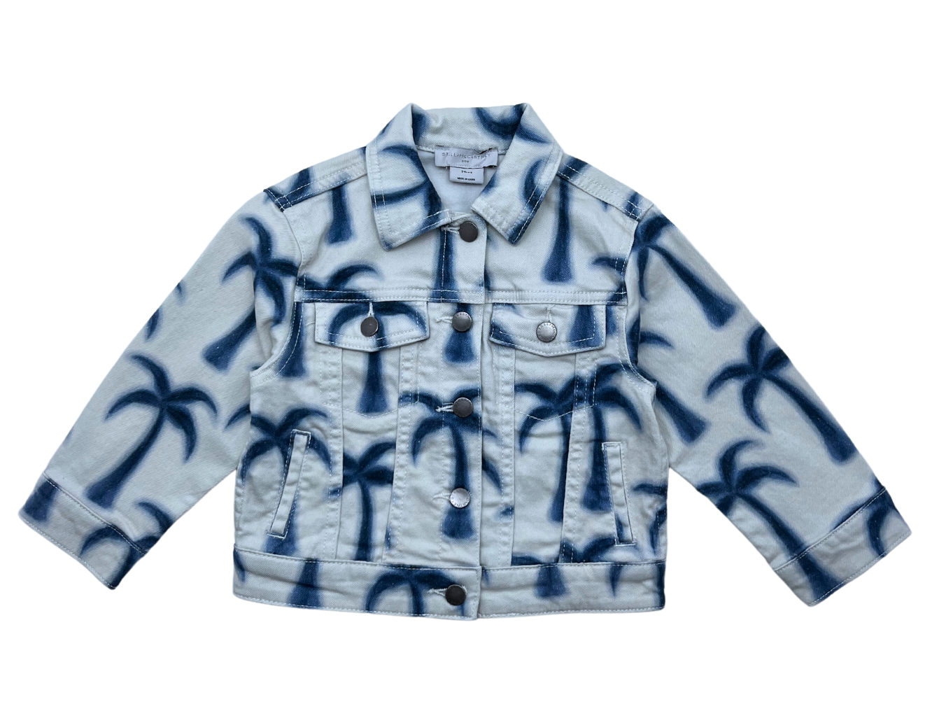 STELLA MCCARTNEY - Veste en jean palmiers - 3 ans