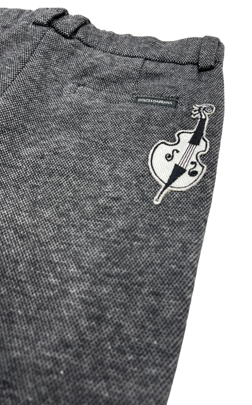 DOLCE & GABBANA - Guitar gray trousers - 3 years