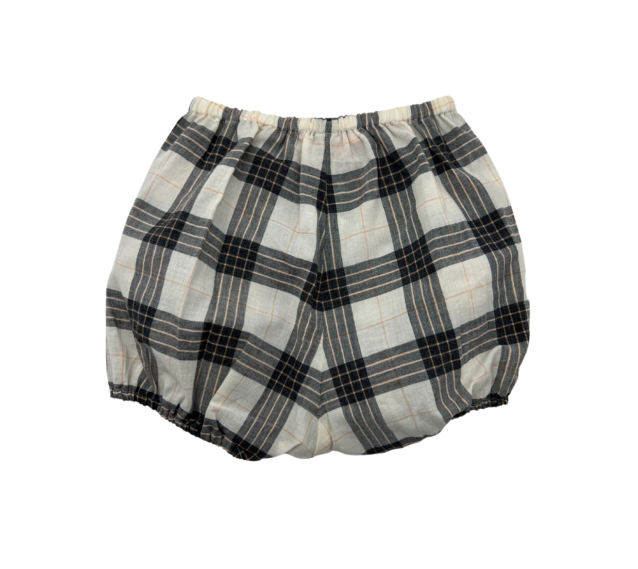 BONPOINT - Beige, grau & rosa kariertes Set - 3 Monate