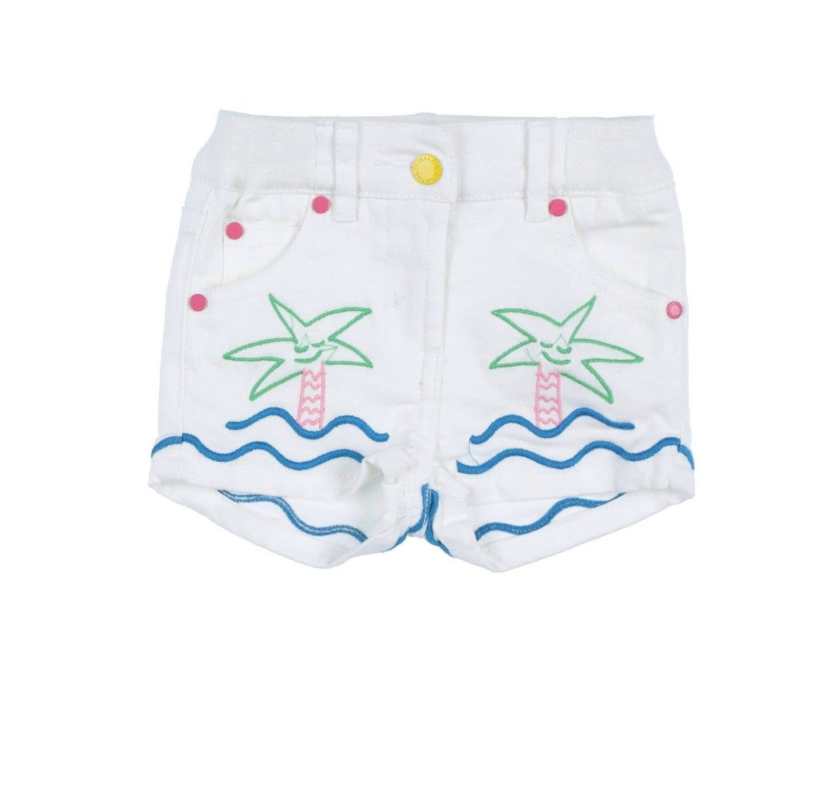 STELLA MCCARTNEY - Short en jean blanc - 9 mois