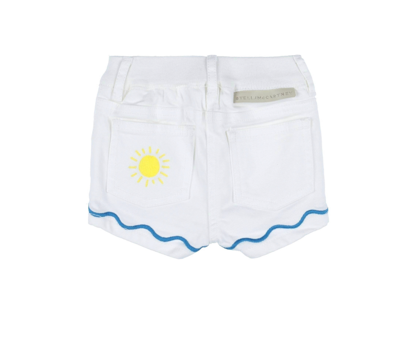 STELLA MCCARTNEY - Short en jean blanc - 9 mois