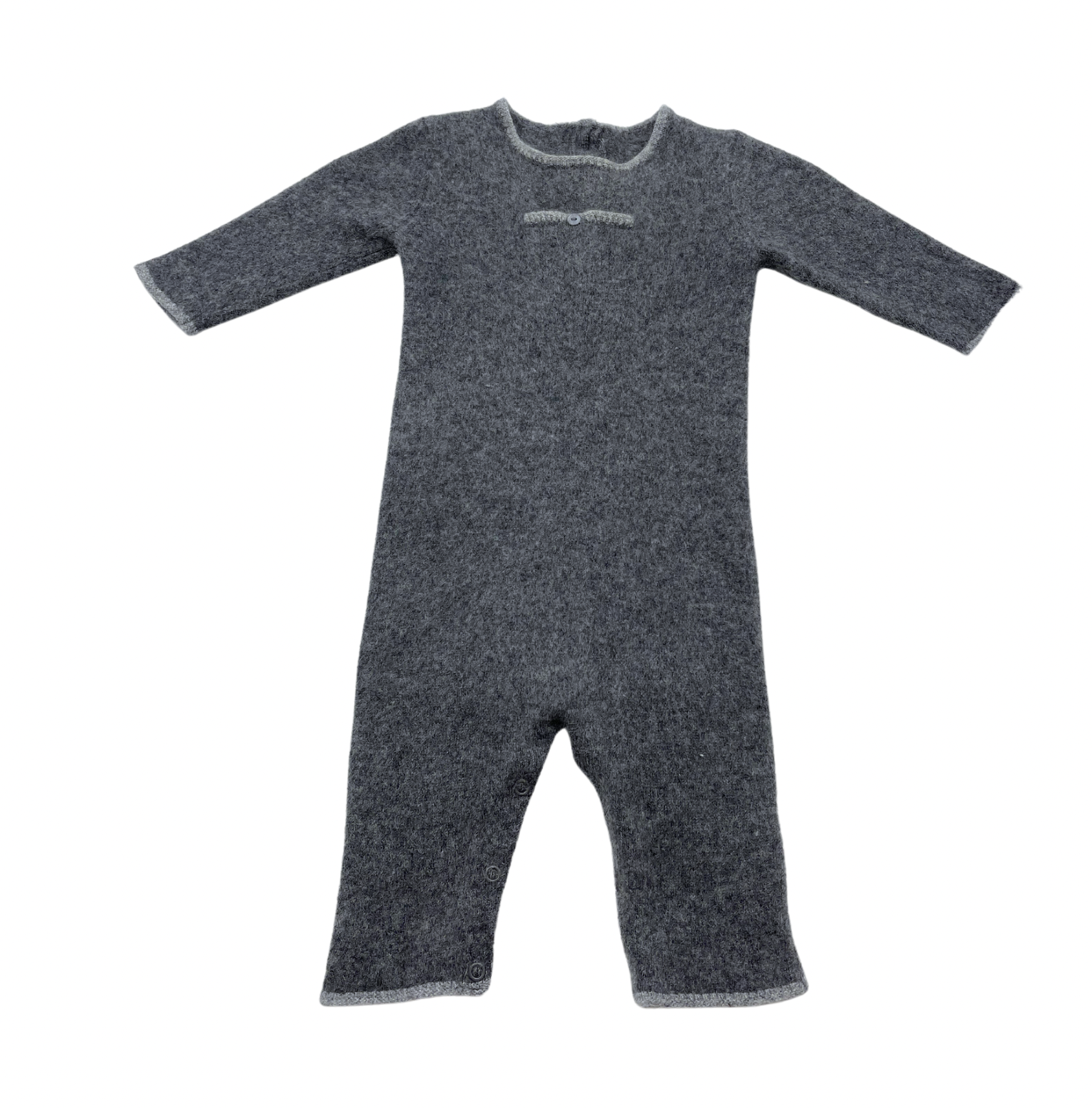Gray cashmere jumpsuit - 3 months