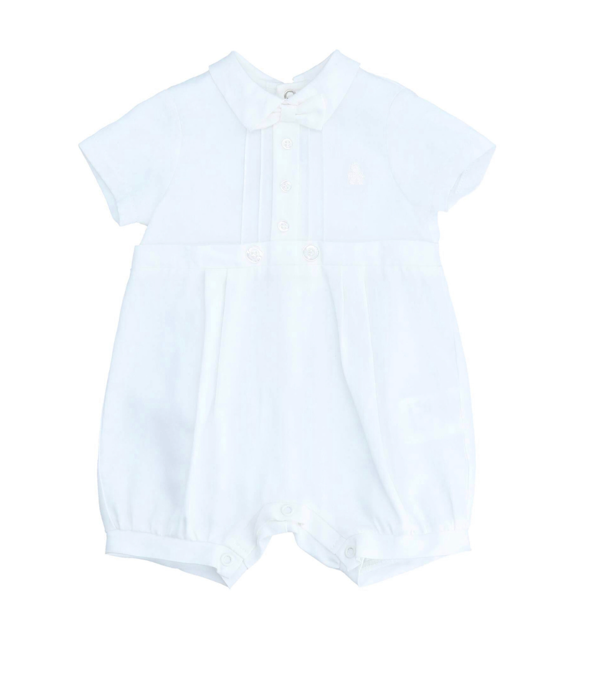 DAS BABY - Weißer Baumwoll-Overall - 9 Monate