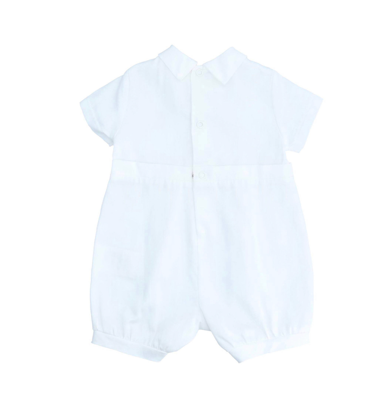 DAS BABY - Weißer Baumwoll-Overall - 9 Monate