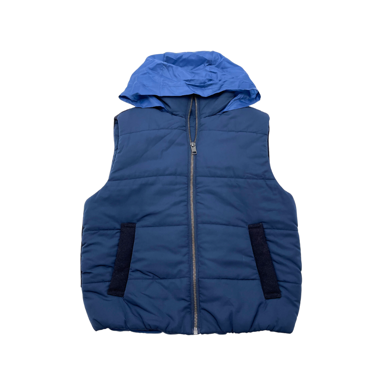 STELLA MCCARTNEY - Marineblaue wattierte ärmellose Jacke - 6 Jahre alt
