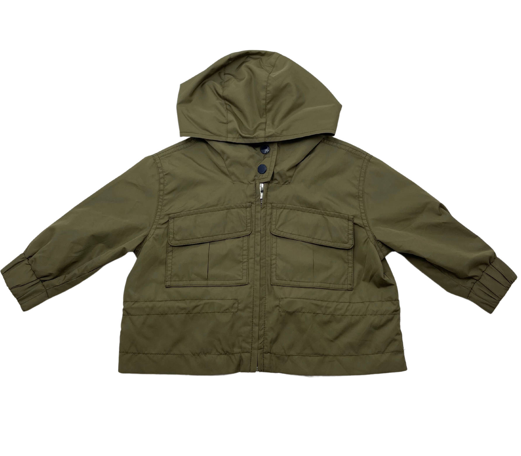 STELLA MCCARTNEY - Khakifarbene Kapuzenjacke - 2 Jahre alt