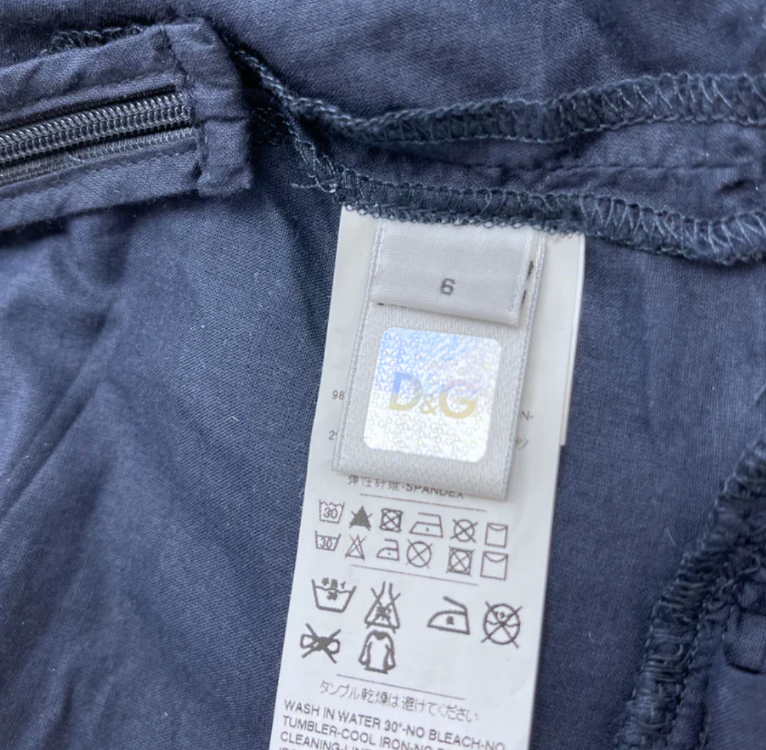 DOLCE & GABBANA - Robe marine - 6 ans