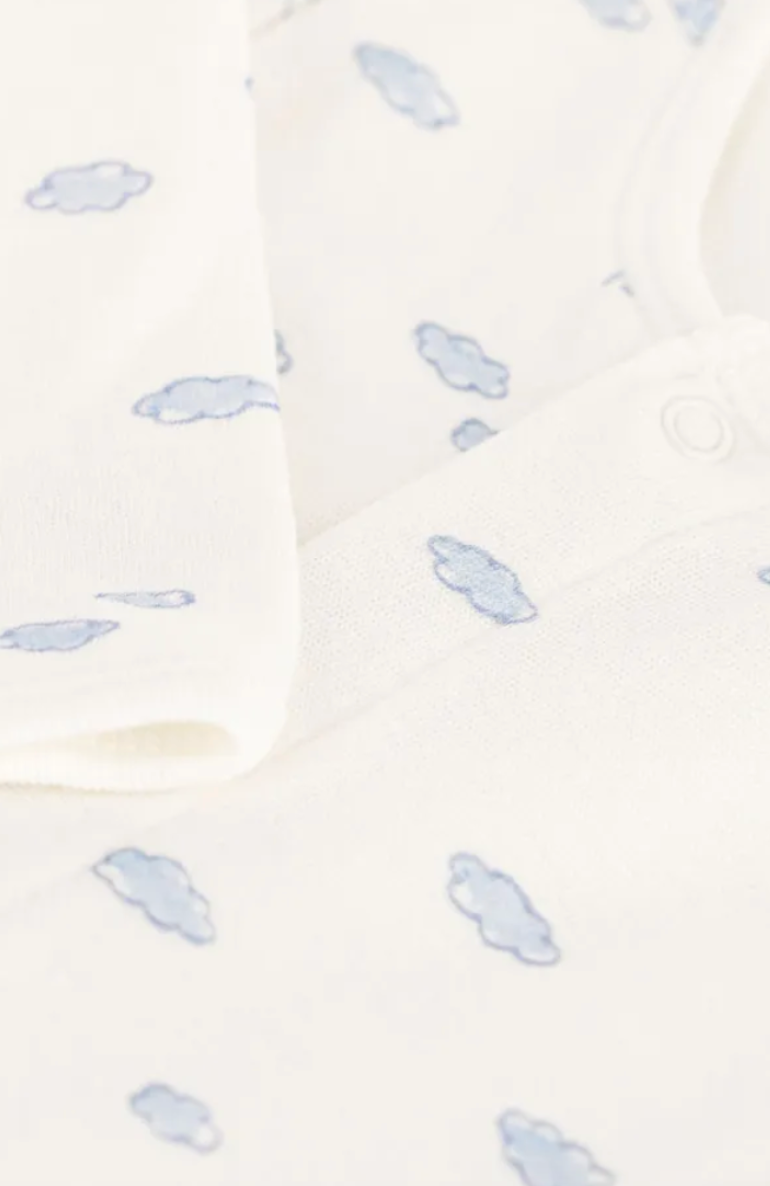 PETIT BATEAU - Cloud-Pyjama - 12 Monate