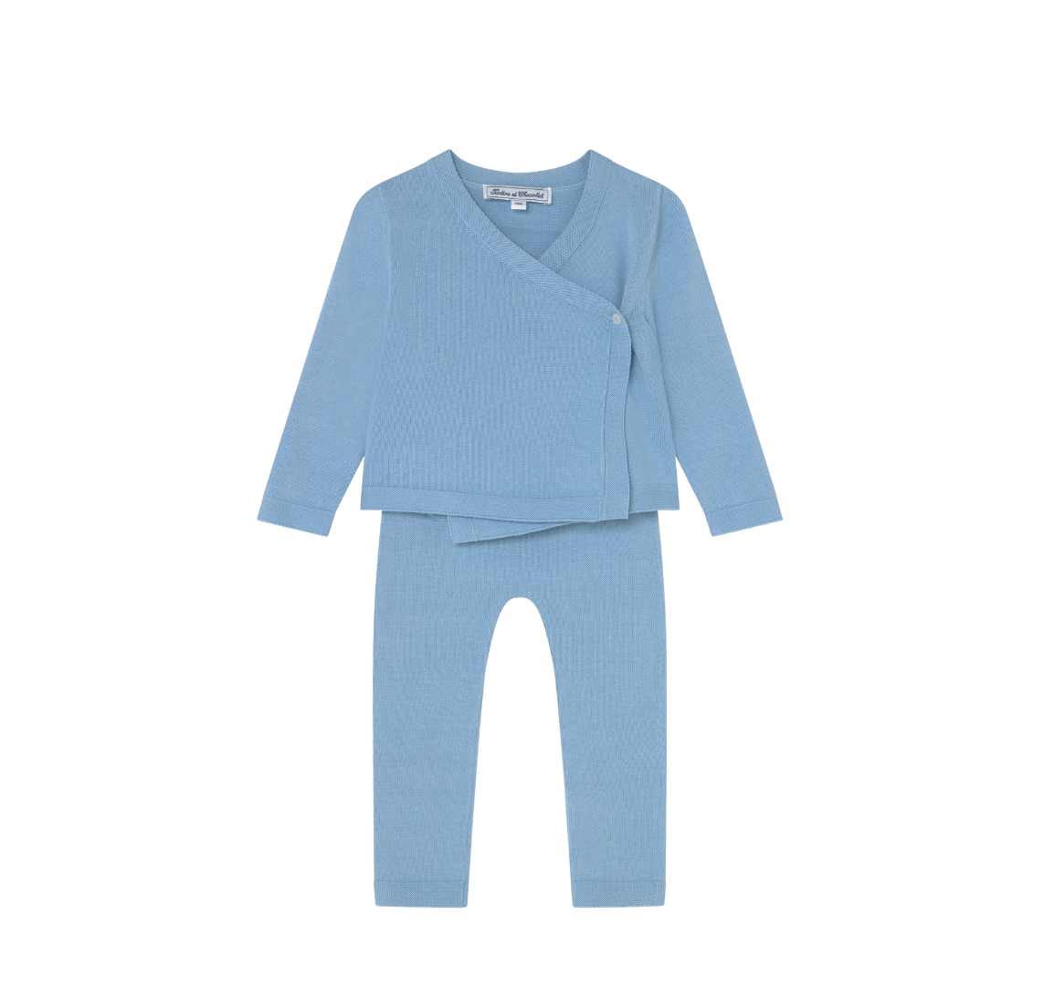 TARTINE & CHOCOLAT - Ensemble bleu - 6 mois