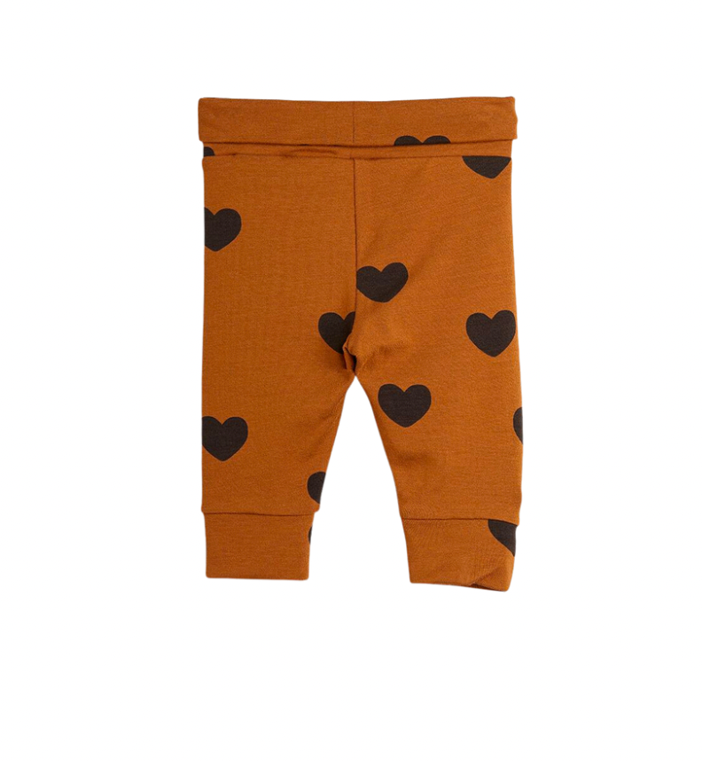 MINI RODINI - Ensemble body, leggings & bonnet coeur - 1/4 mois