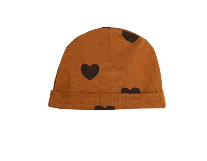 MINI RODINI - Ensemble body, leggings & bonnet coeur - 1/4 mois