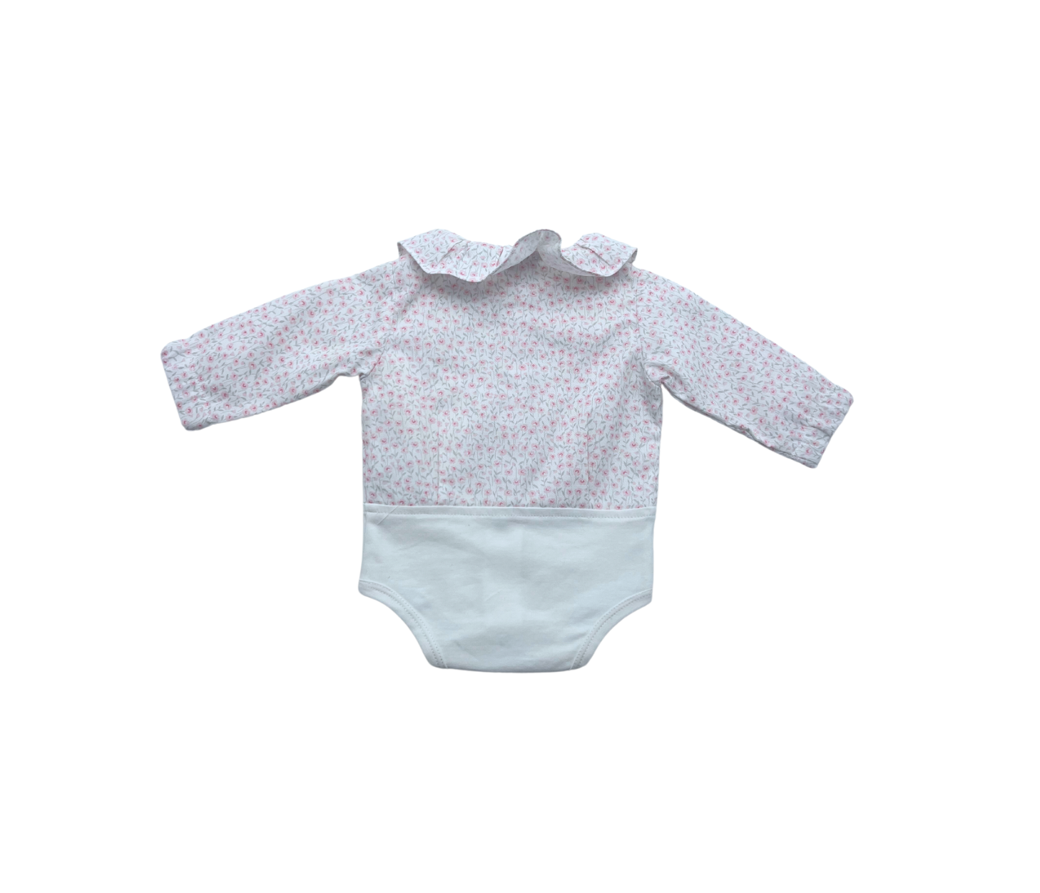 ALETTA - Body à fleurs rose clair - 1 mois