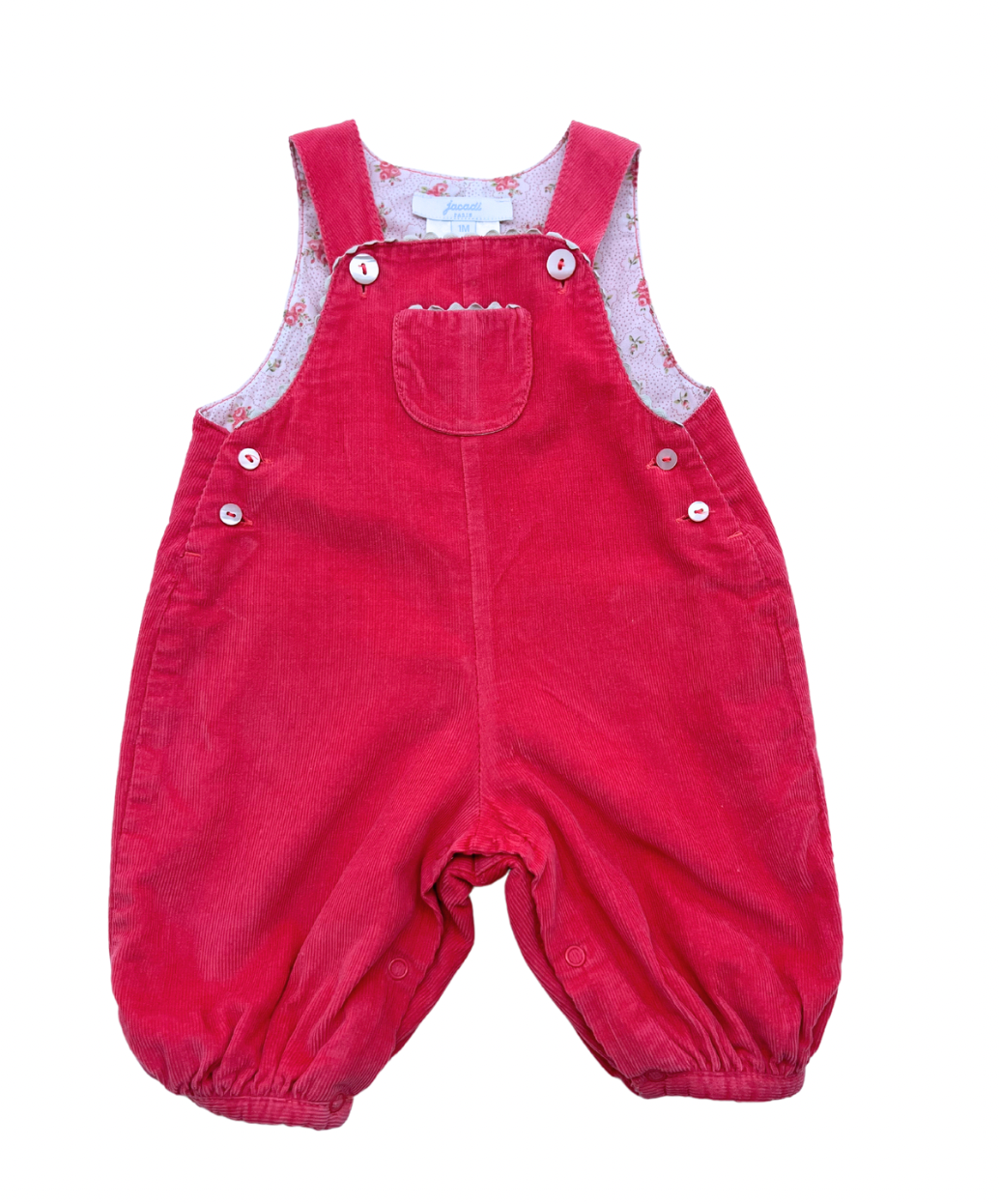 JACADI - Blouse & overalls set - 1 month