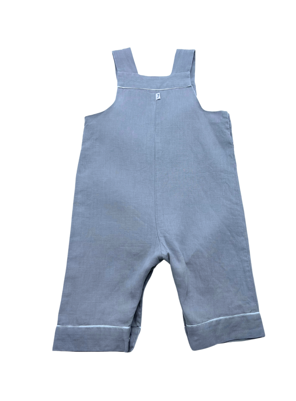 JACADI - Salopette en lin taupe - 6 mois