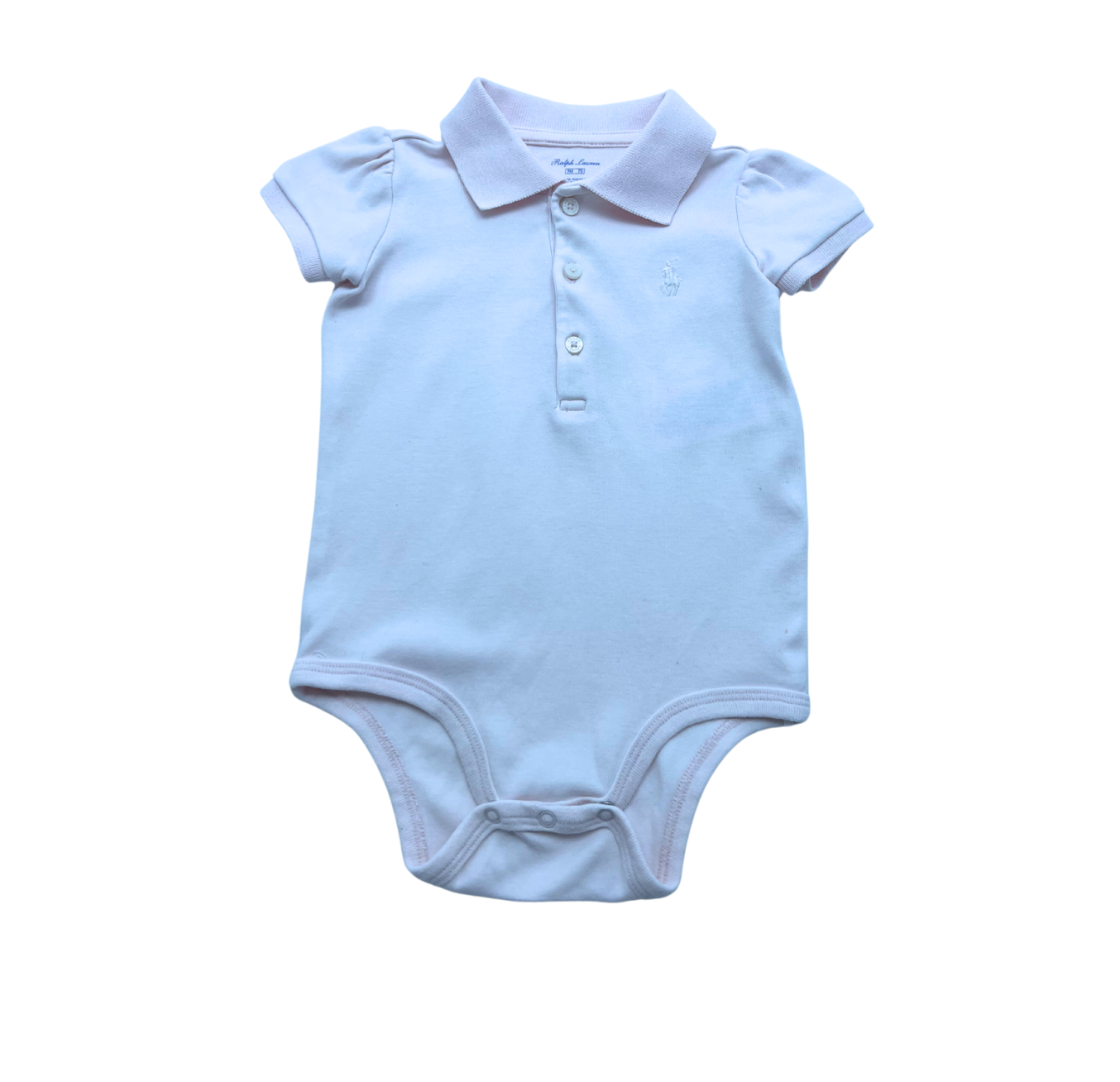 RALPH LAUREN - Bodysuit & pink twisted cardigan set - 9 months