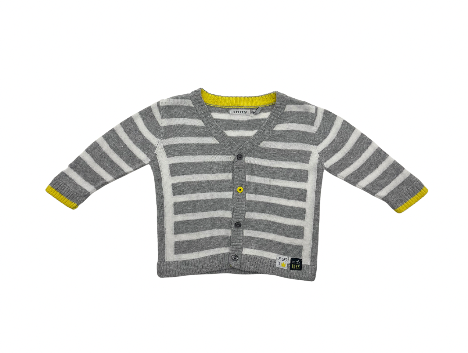 IKKS - Cardigan gris - 6 mois