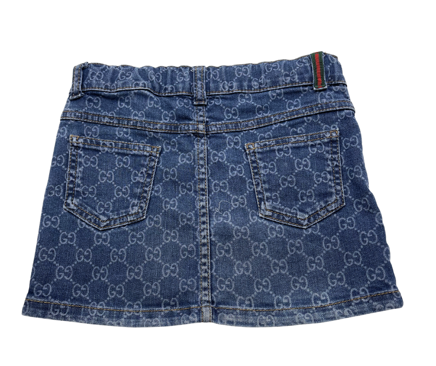 GUCCI - Jupe en jean logo - 5 ans