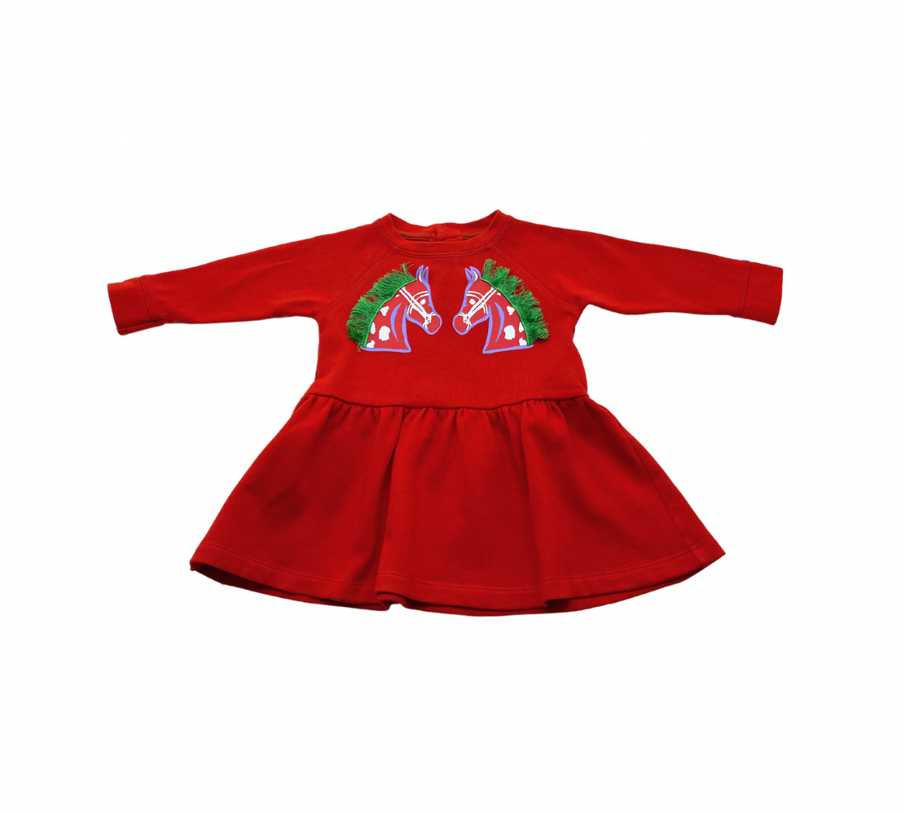 STELLA MCCARTNEY - Rotes Pferdekleid - 6 Monate