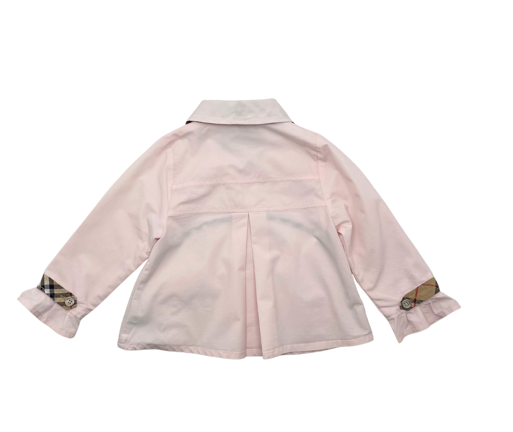 BURBERRY - Manteau rose - 4 ans