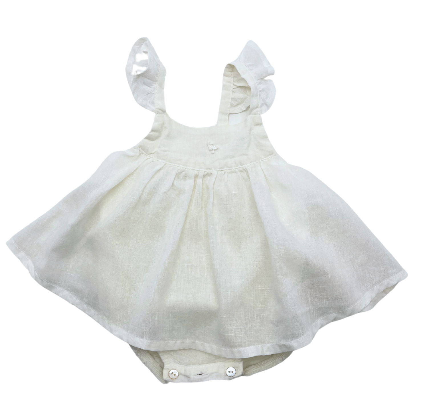 TOCOTO VINTAGE - Linen dress/jumpsuit - 3/6 months