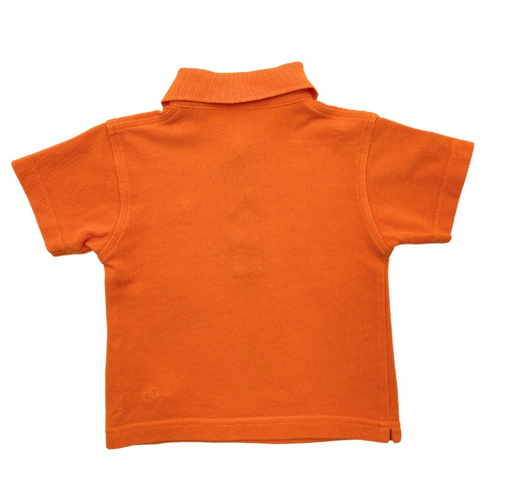 BURBERRY - Polo orange - 9 mois