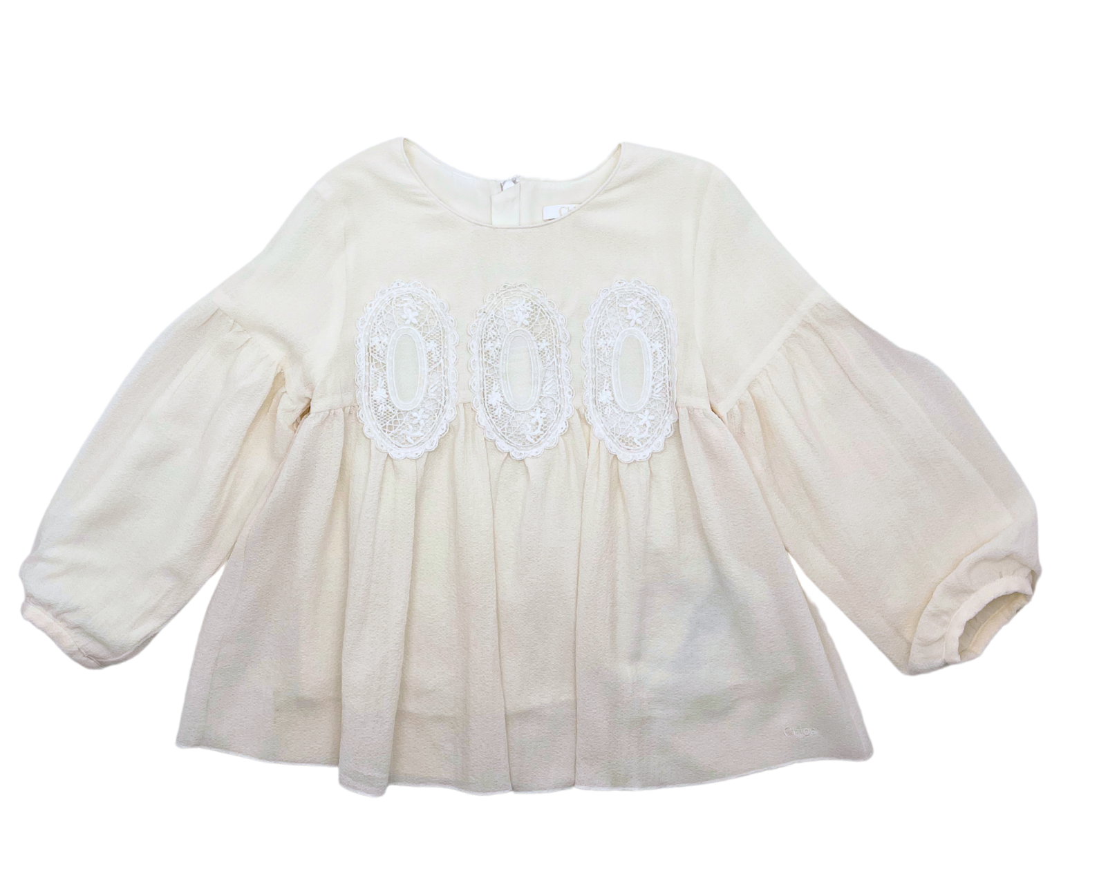 CHLOÉ - Robe de cérémonie crème - 4 ans
