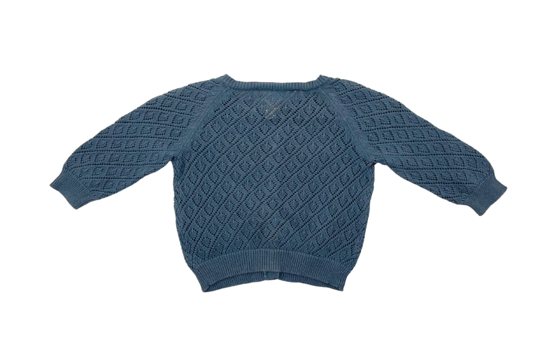 BONTON - Cardigan bleu - 6 mois