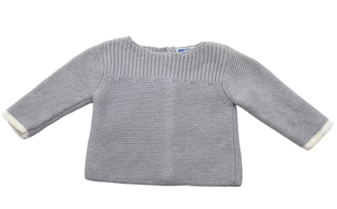 JACADI - Pull beige en laine - 3 mois