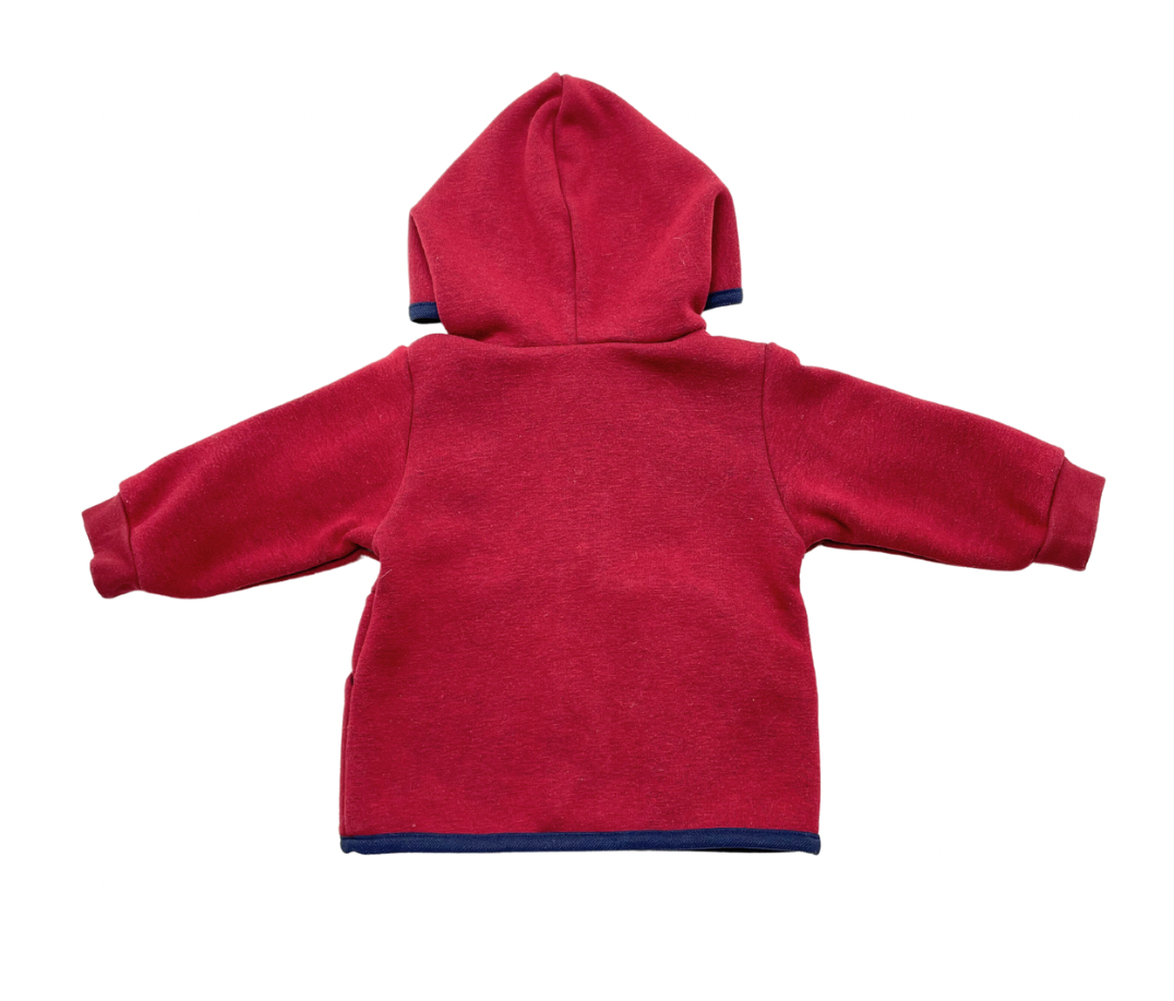 JACADI - Sweat bordeau - 6 mois