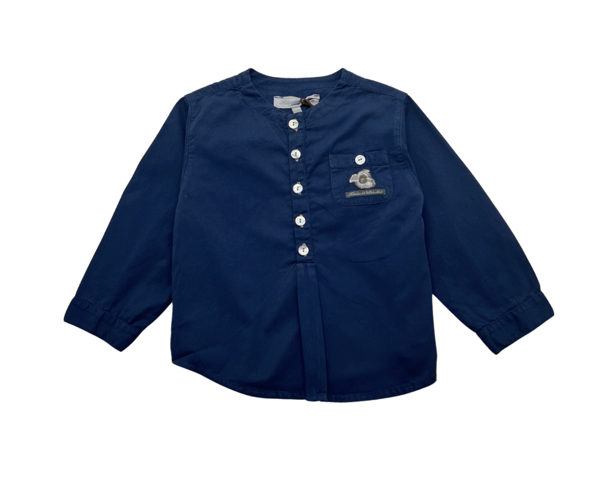 TARTINE & CHOCOLAT - Marineblaues Hundeshirt - 18 Monate